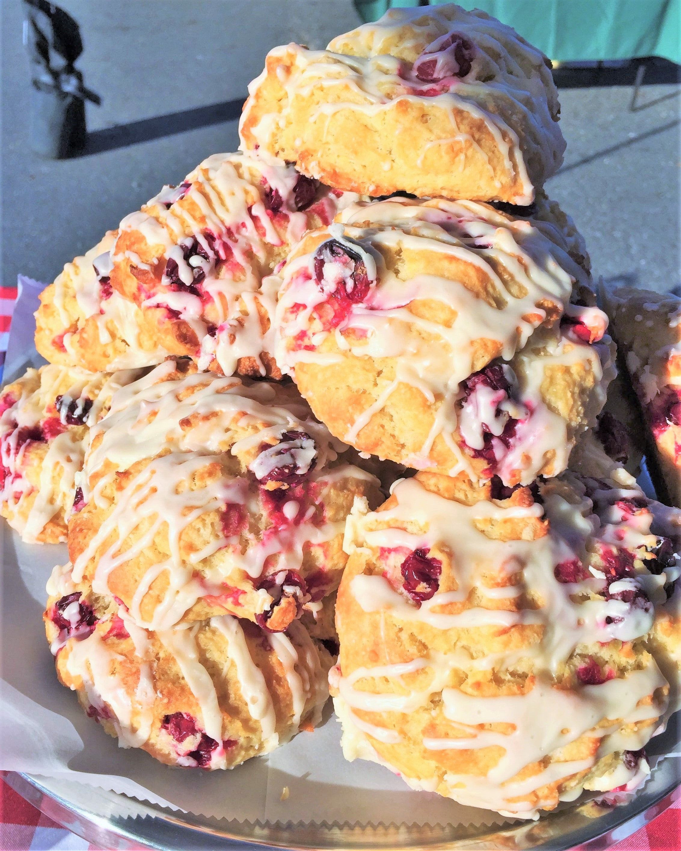 Cranberry Orange Scone Mix and Mini Scone Pan Set