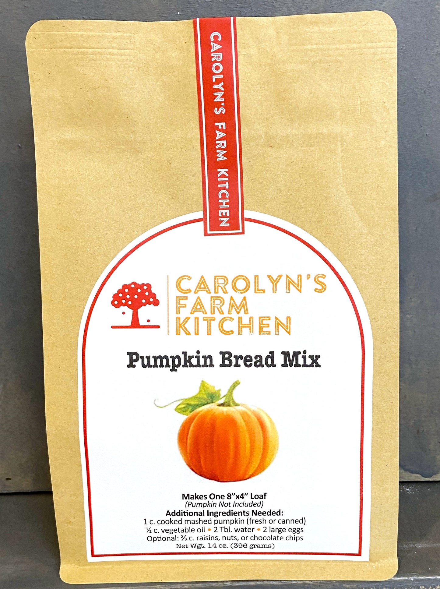 Wednesday, 11/27 Buggy Delivery - Mini Loaf Pumpkin Bread (plain, raisin, or chocolate chip)