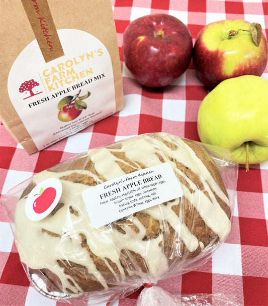 11/26 Holiday Bake for pick up at 800 Broadway - Fresh Apple Bread with Cider Glaze (mini loaf)