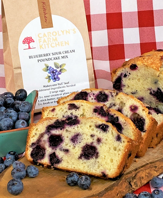 Wednesday, 11/27 Buggy Delivery - Blueberry Sour Cream Pound Cake (mini loaf)