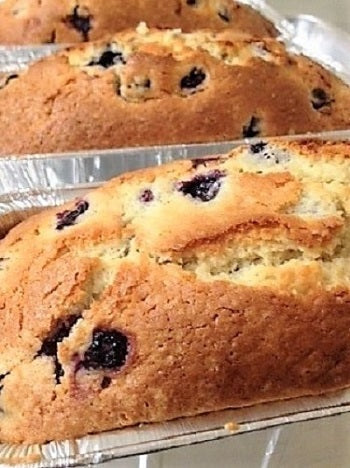 Wednesday, 11/27 Buggy Delivery Bake - Blueberry Sour Cream Pound Cake (large loaf)