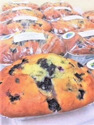 Wednesday, 11/27 Buggy Delivery - Blueberry Sour Cream Pound Cake (mini loaf)